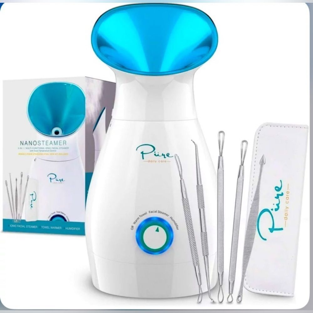 NanoSteamer Large 3-in-1 Nano Ionic Facial Steamer